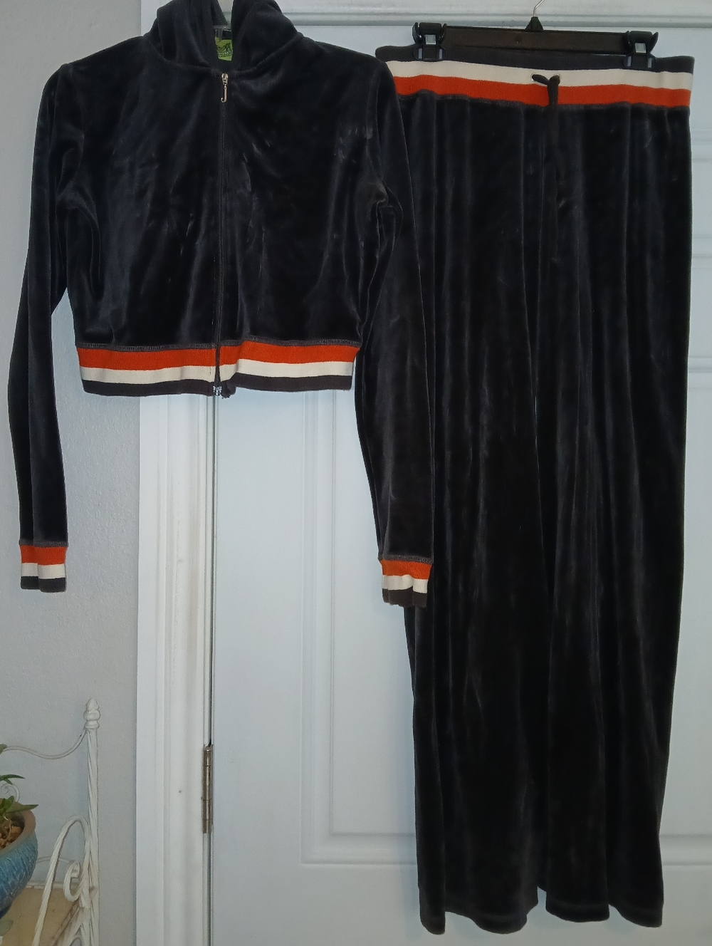 RARE Juicy Couture Velour Tracksuit Set Size Large Y2K